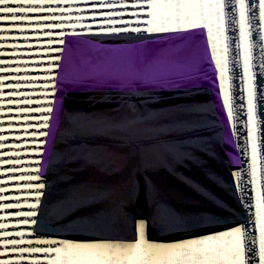 Workout spandex shorts